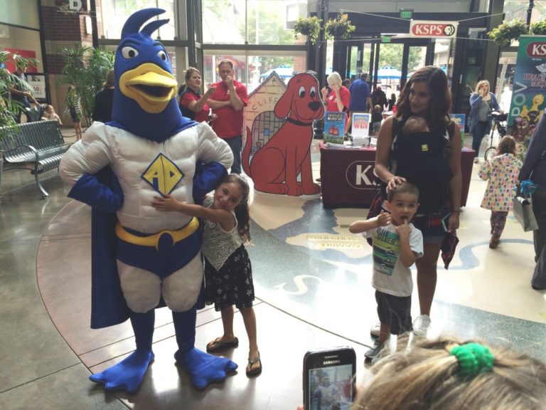 KSPS Character Day at Riverfront Mall 7/9/16