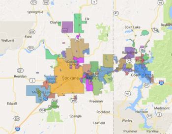 spokane county assessor property map search