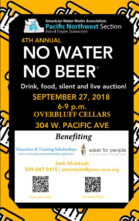 No Water No Beer Fundraiser 9/27/19
