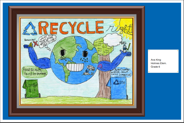 Let’s Recycle Right Poster Contest Winners